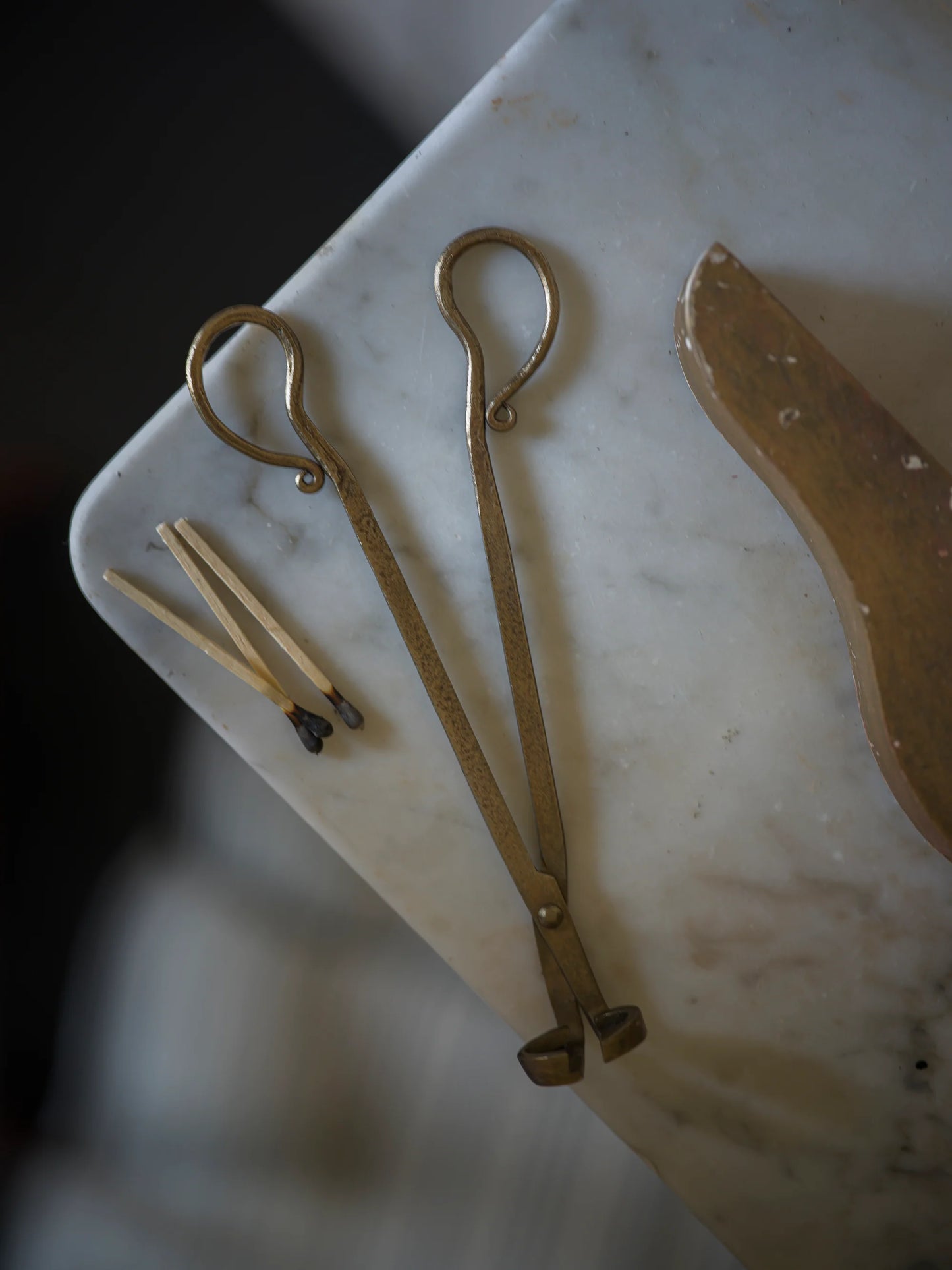 Antique Brass Wick Snips