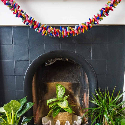 Fairtrade Hand Felted Confetti Garland