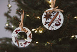 Christmas Scented Tree Decoration - Circle Bauble Spiced Orange