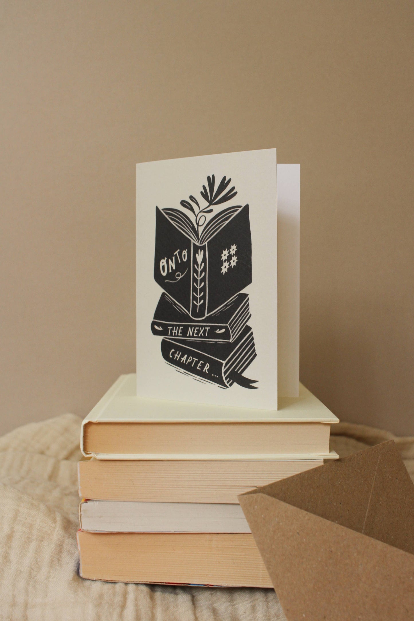 'Onto The Next Chapter…’ Greeting Card