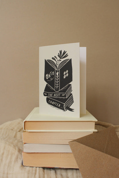 'Onto The Next Chapter…’ Greeting Card