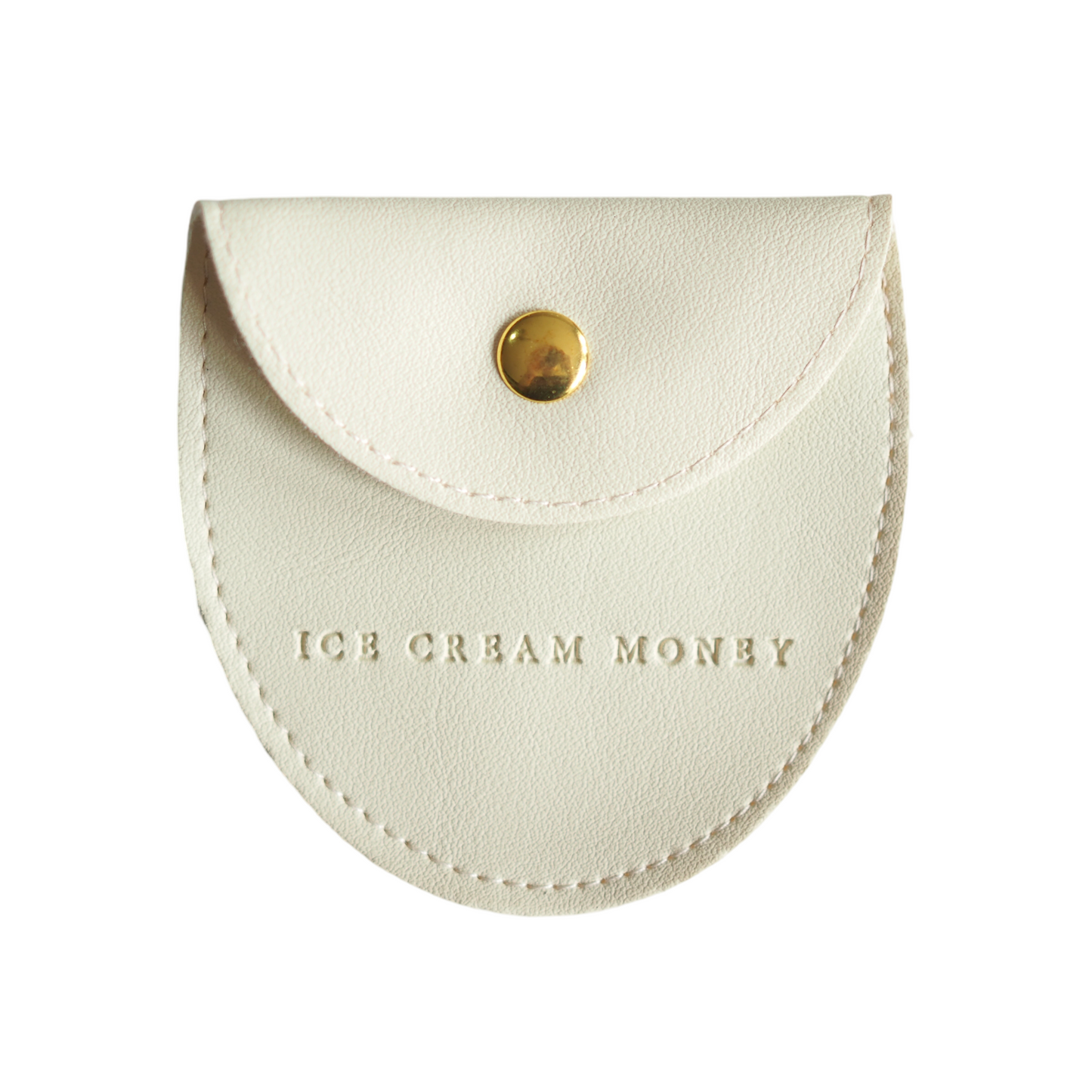Ice Cream Money Vegan Faux Leather Embossed Purse