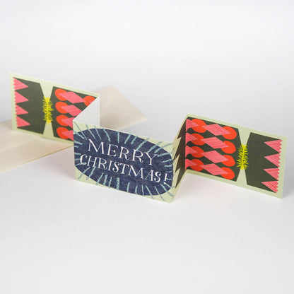 Merry Christmas Diamond Cracker Christmas Card