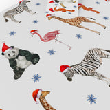 Christmas Party Animal Wrapping Paper