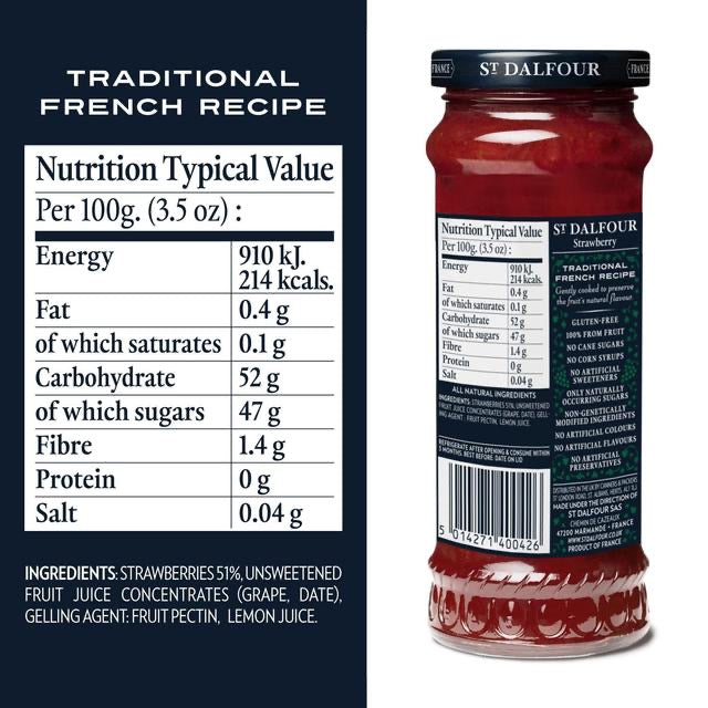 St Dalfour Strawberry Jam