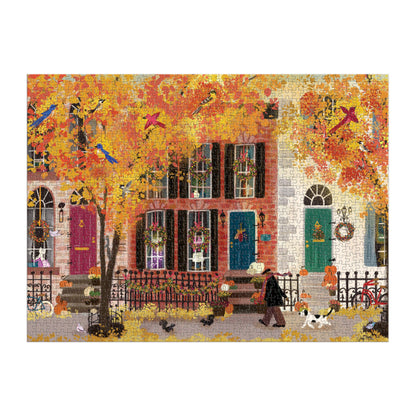 Autumn in the Neighbourhood Jigsaw Puzzle 1000 Piece