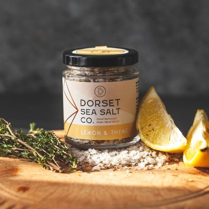 Lemon & Thyme Infused Dorset Sea Salt
