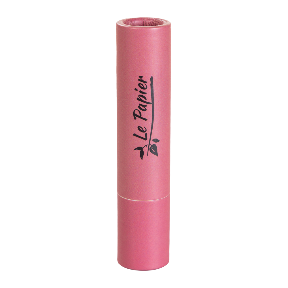 Plastic Free Glossy Lipstick in Paper Tube - Rosy Brown 08