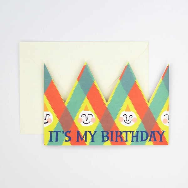 It’s My Birthday Party Hat Card