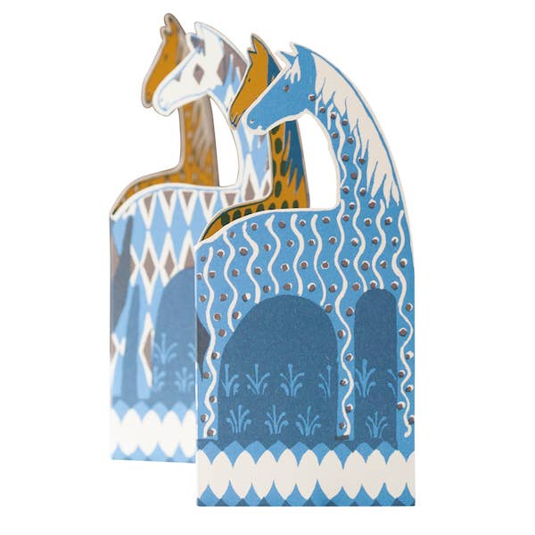 Horses Special Concertina Card