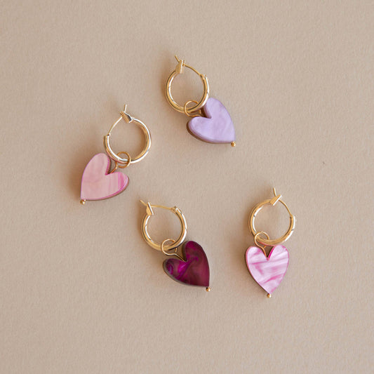 Love Grows Good Huggies Hoop Earrings