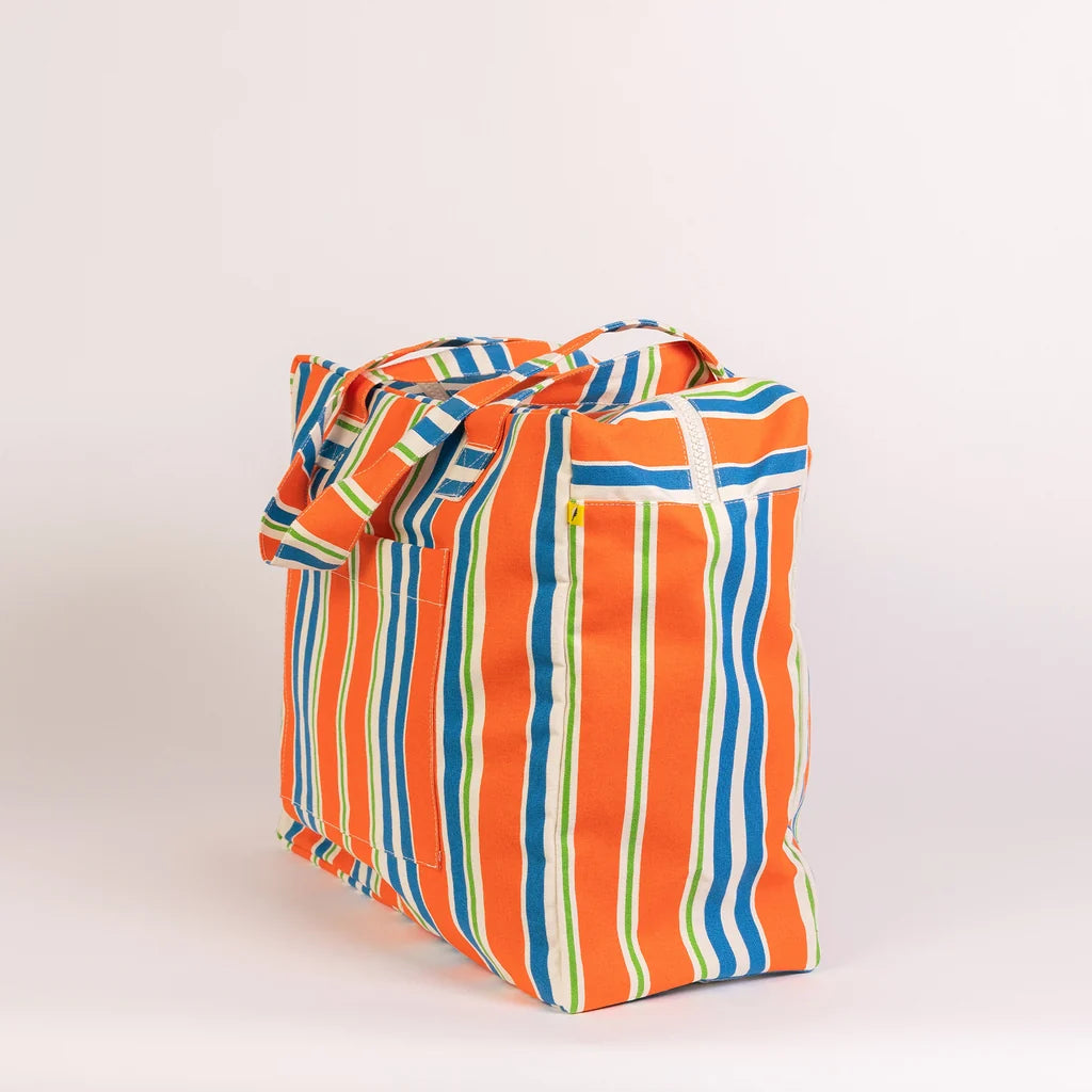 Fluf Daytrip Tote Varsity Stripe