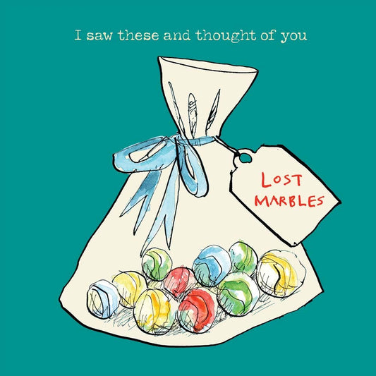 ‘Lost Marbles’ Greetings Card
