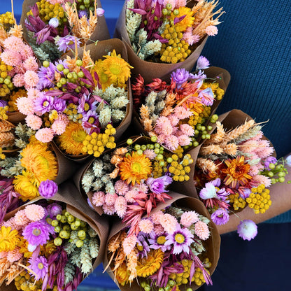 Small Dried Flower Bouquet - Dorset Sunrise