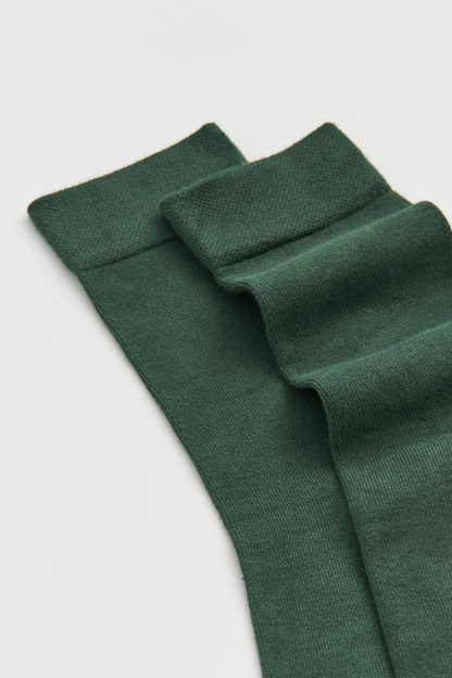 Pairs Glen Green Bamboo Socks