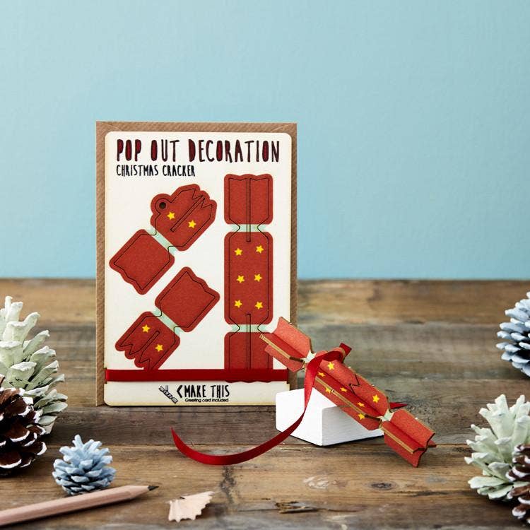 Pop Out Cracker Christmas Card