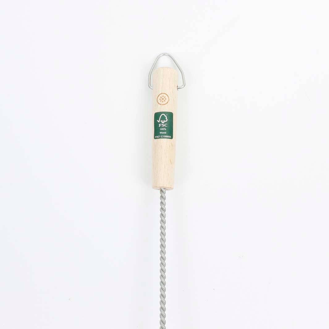 Natural Bristle Wooden Handle Bottle Brush