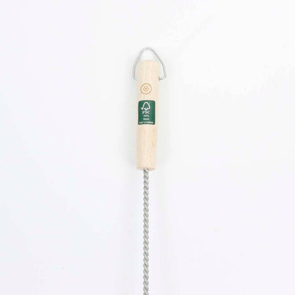 Natural Bristle Wooden Handle Bottle Brush