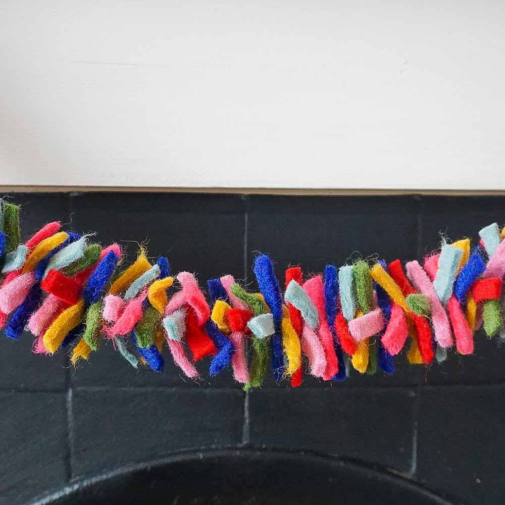 Fairtrade Hand Felted Confetti Garland