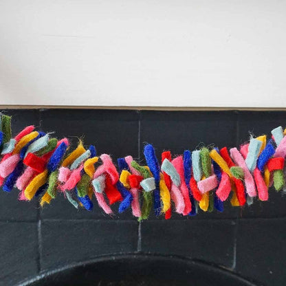 Fairtrade Hand Felted Confetti Garland