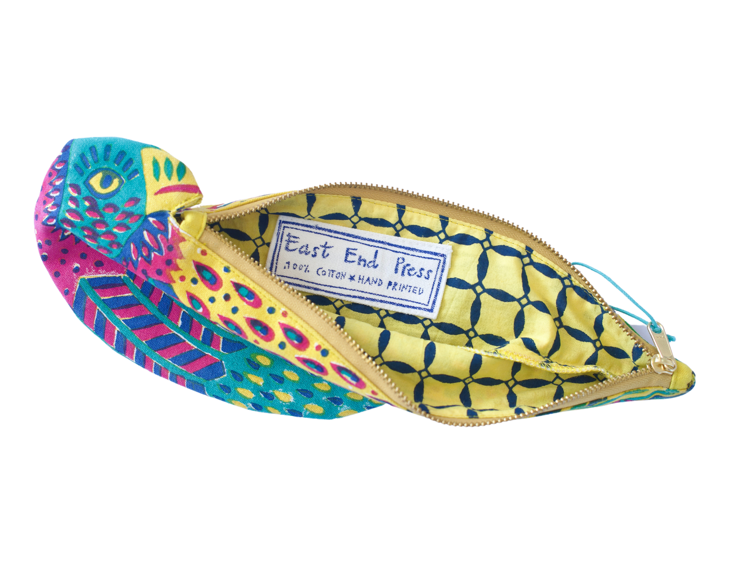 Parrot Fabric Pen & Pencil Case