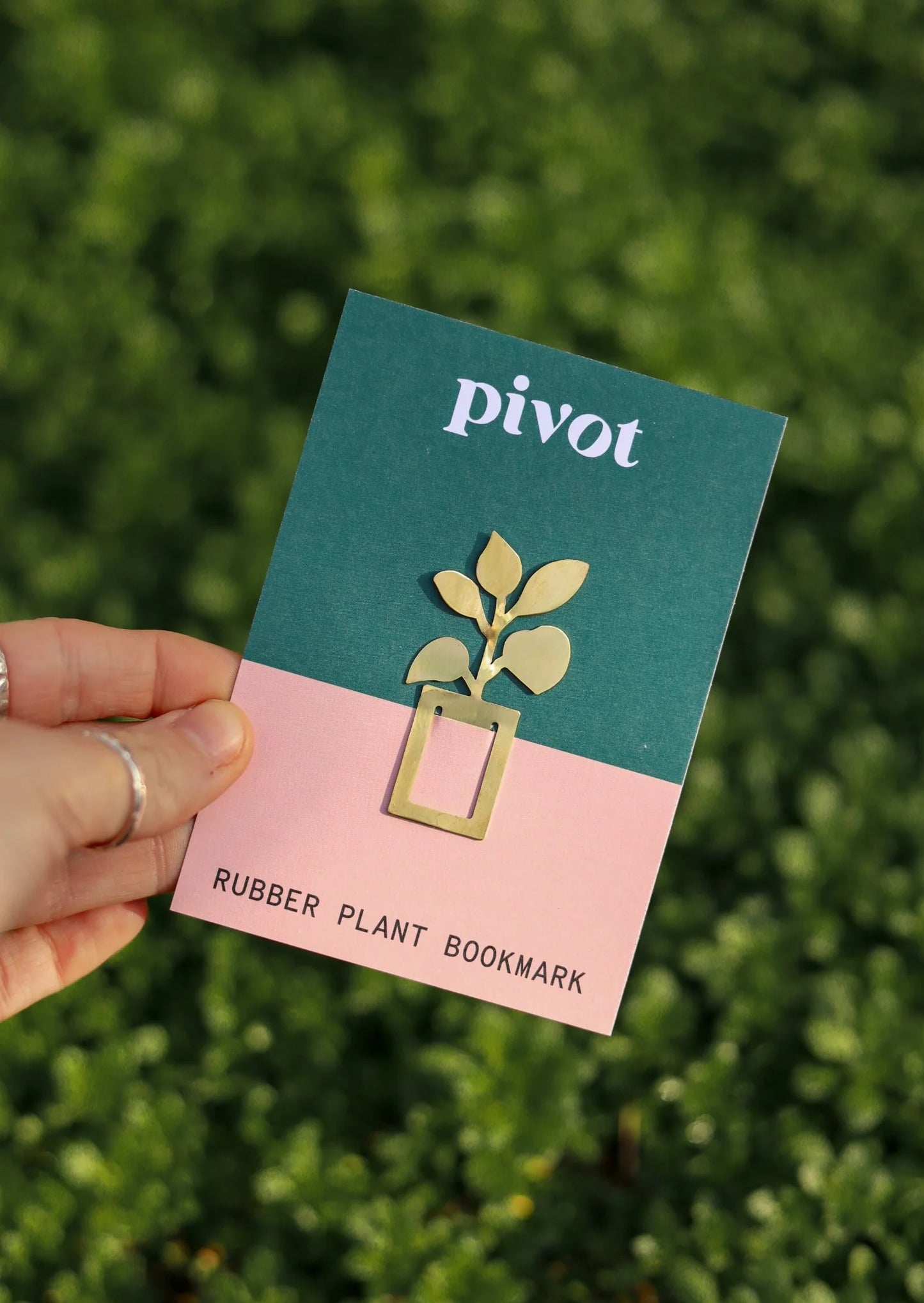 Houseplant Brass Bookmark