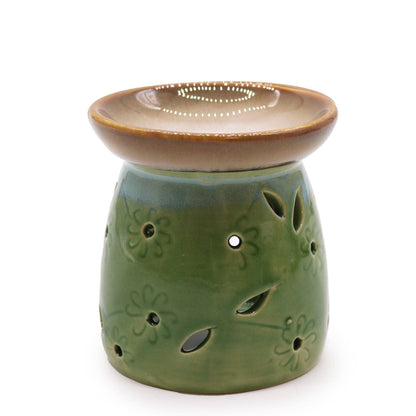 Classic Oil Burner - Moss Green