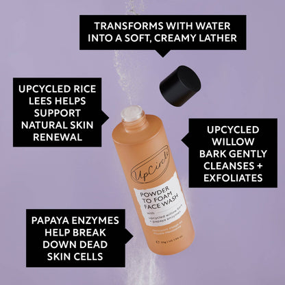 UpCircle Powder to Foam Face Wash