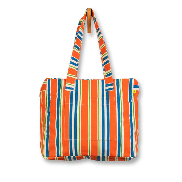 Fluf Daytrip Tote Varsity Stripe