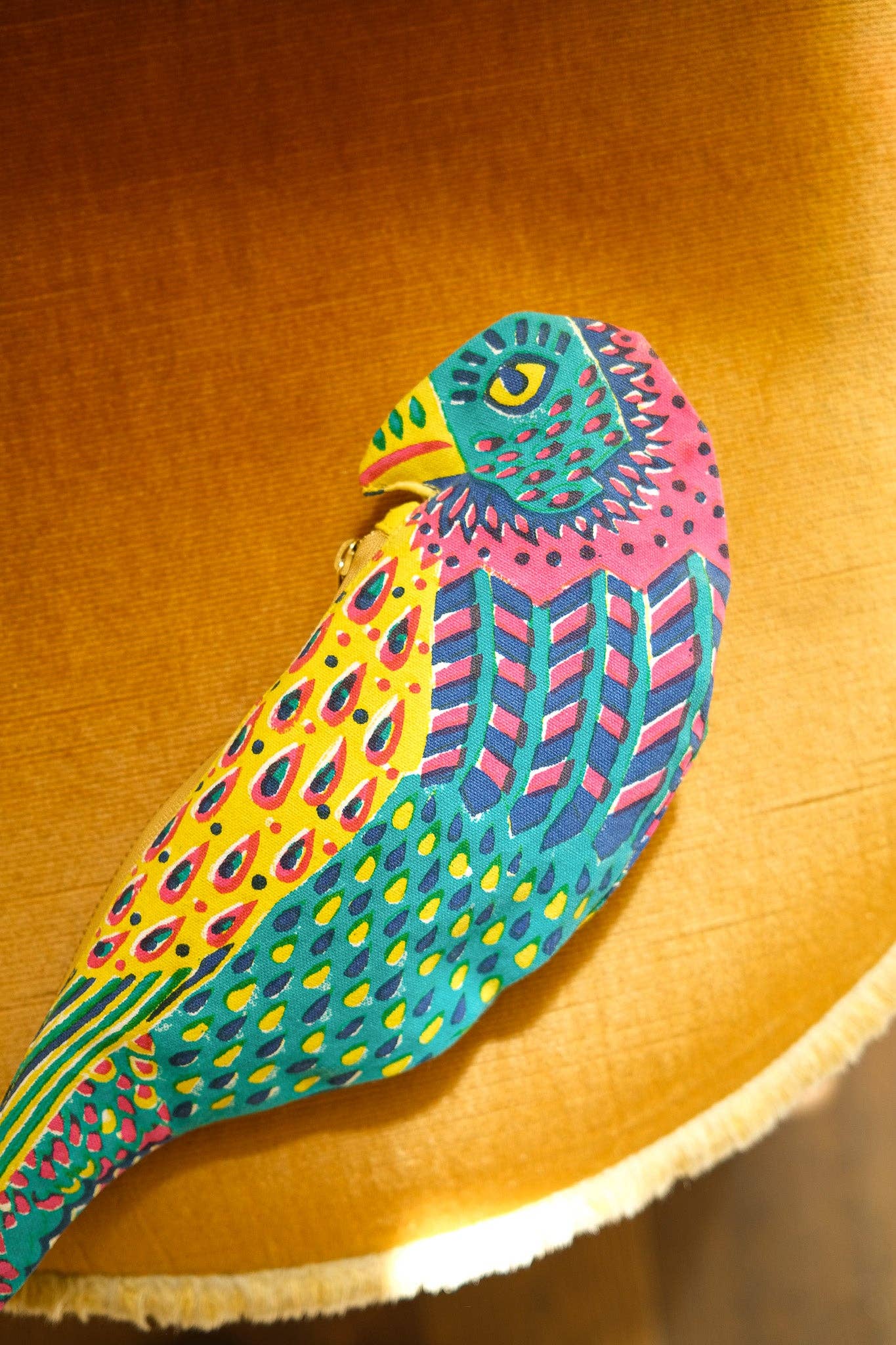 Parrot Fabric Pen & Pencil Case