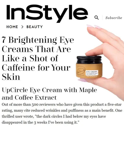 UpCircle Caffeinated Skincare Duo Bestselling Bundle - Save 15%