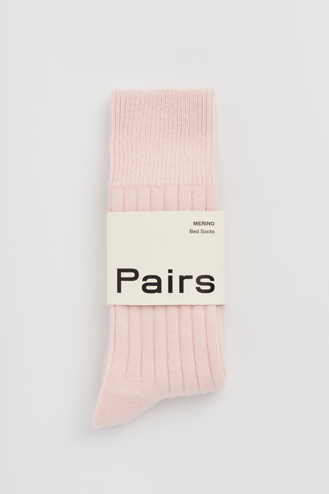 Frosting Pink Merino Bed Socks