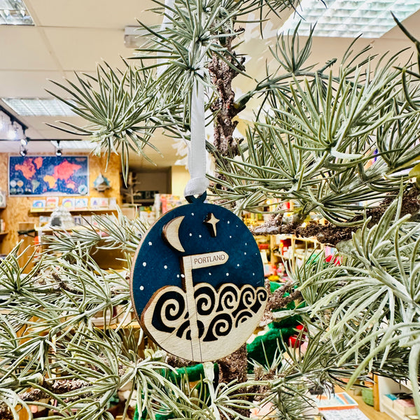 ‘Weymouth’ ‘Dorset’ or ‘Portland’ Signpost Christmas Decoration