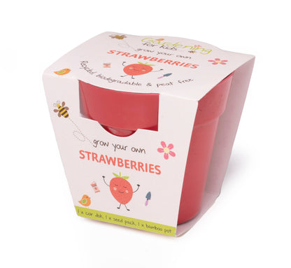 Children's Grow Your Own Strawberries Growing Kit