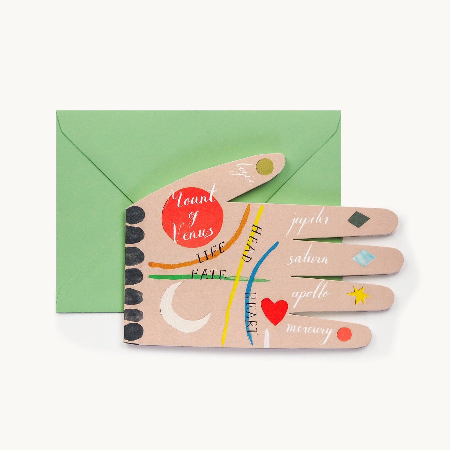 Palm Reading Greeting Card
