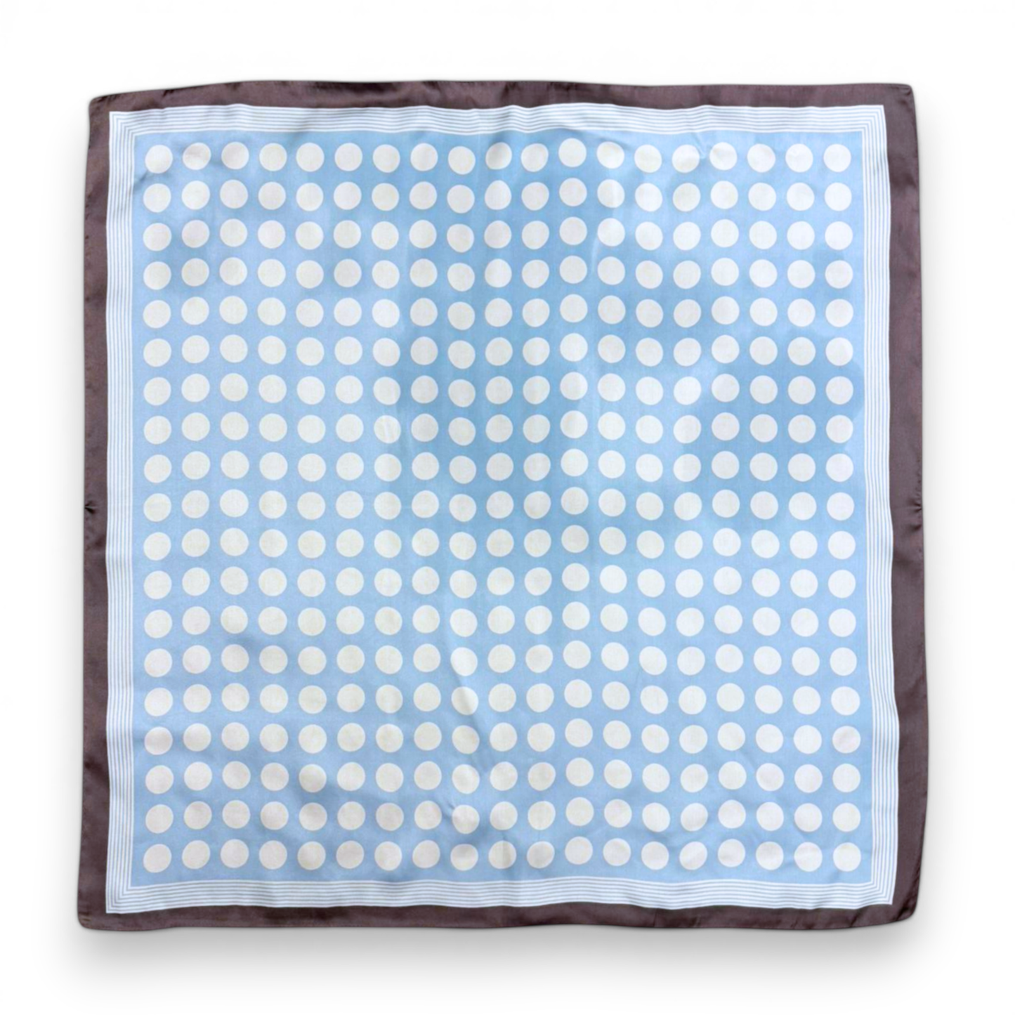 Polka Print Silk Touch Neck Scarf