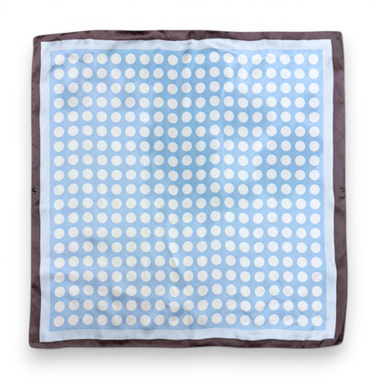 Polka Print Silk Touch Neck Scarf