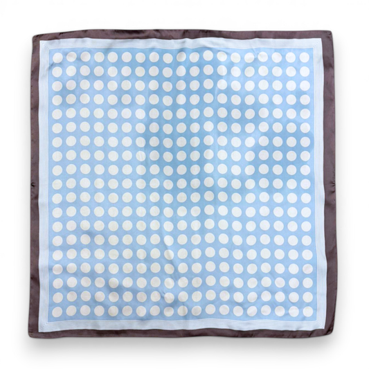 Polka Print Silk Touch Neck Scarf