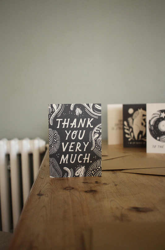'Thank You Very Much' Greeting Card