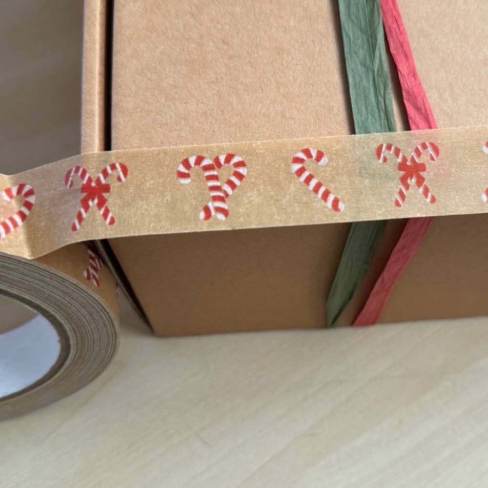 Festive Biodegradable Christmas Tape - 24mm x 50m