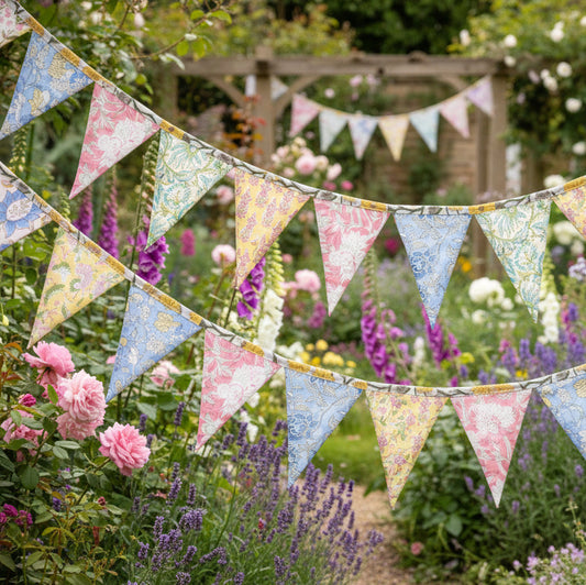 Floral Pastels Bunting Garland - 2.5m