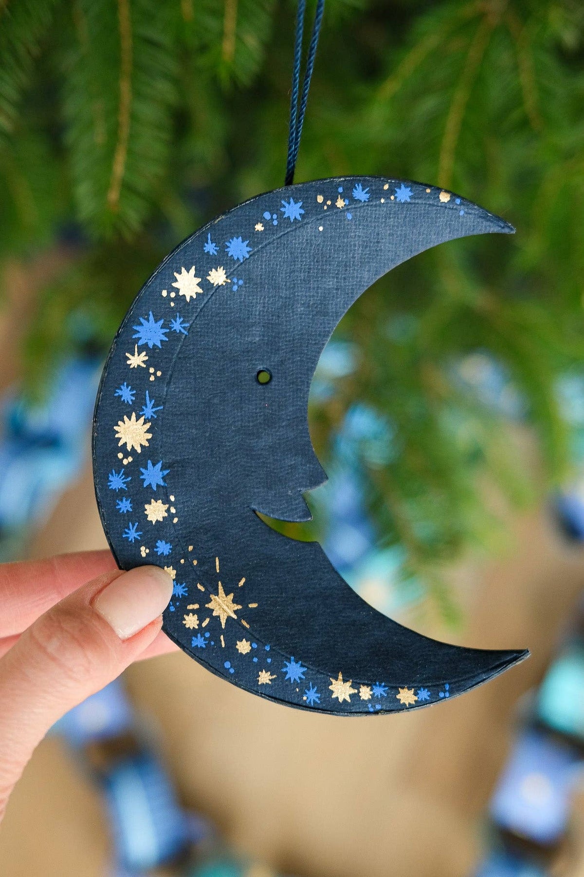 Midnight Man on the Moon Board Decoration