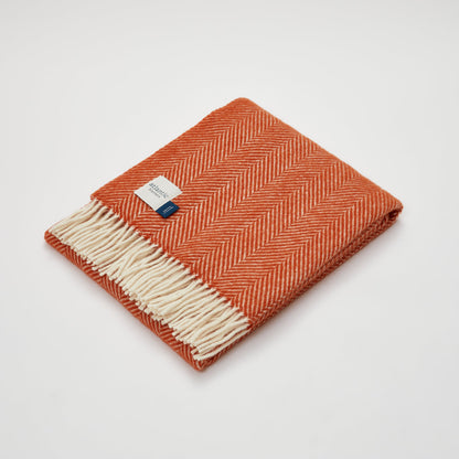 Tweedmill Pumpkin Wool Knee Blanket