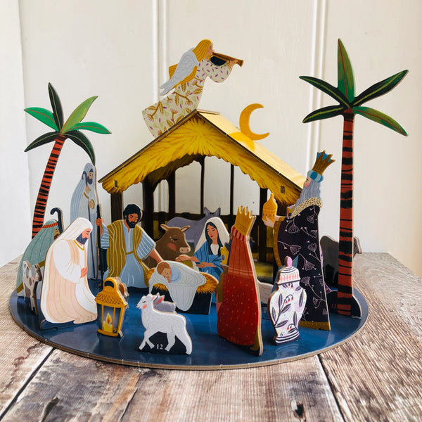 Away In A Manger Pop & Slot 3D Advent Calendar