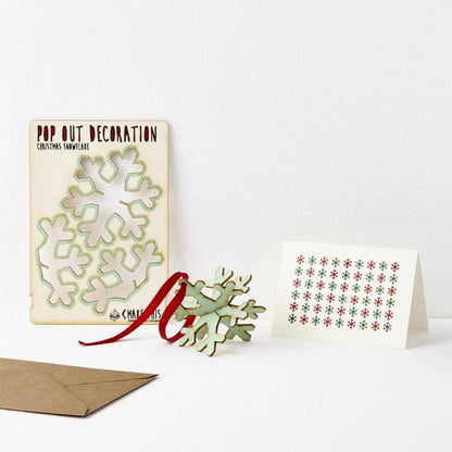 Pop Out Snowflake Christmas Card