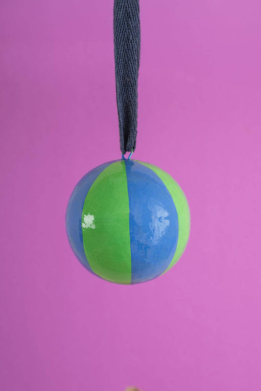 True Blue & Viridis Beachball Bauble