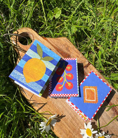 Citrus Summer Concertina Greeting Card