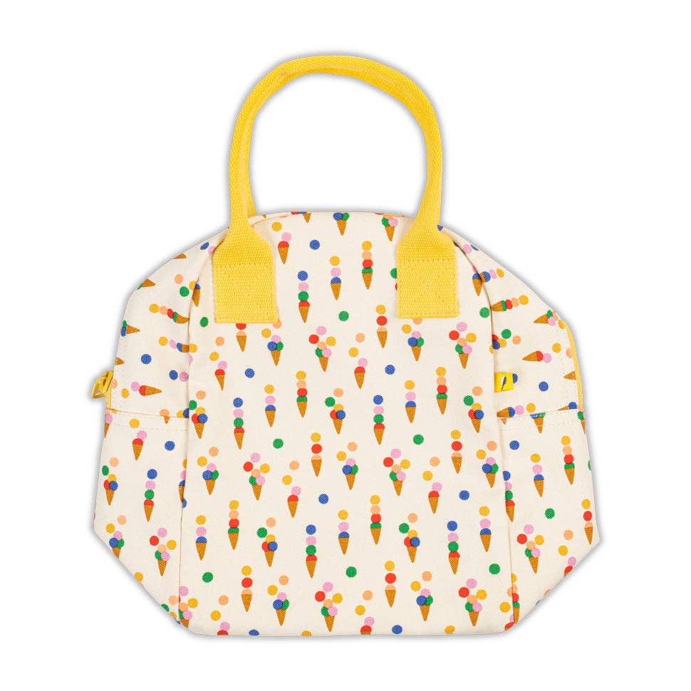 Fluf Zipper Lunch Bag Summer Cones