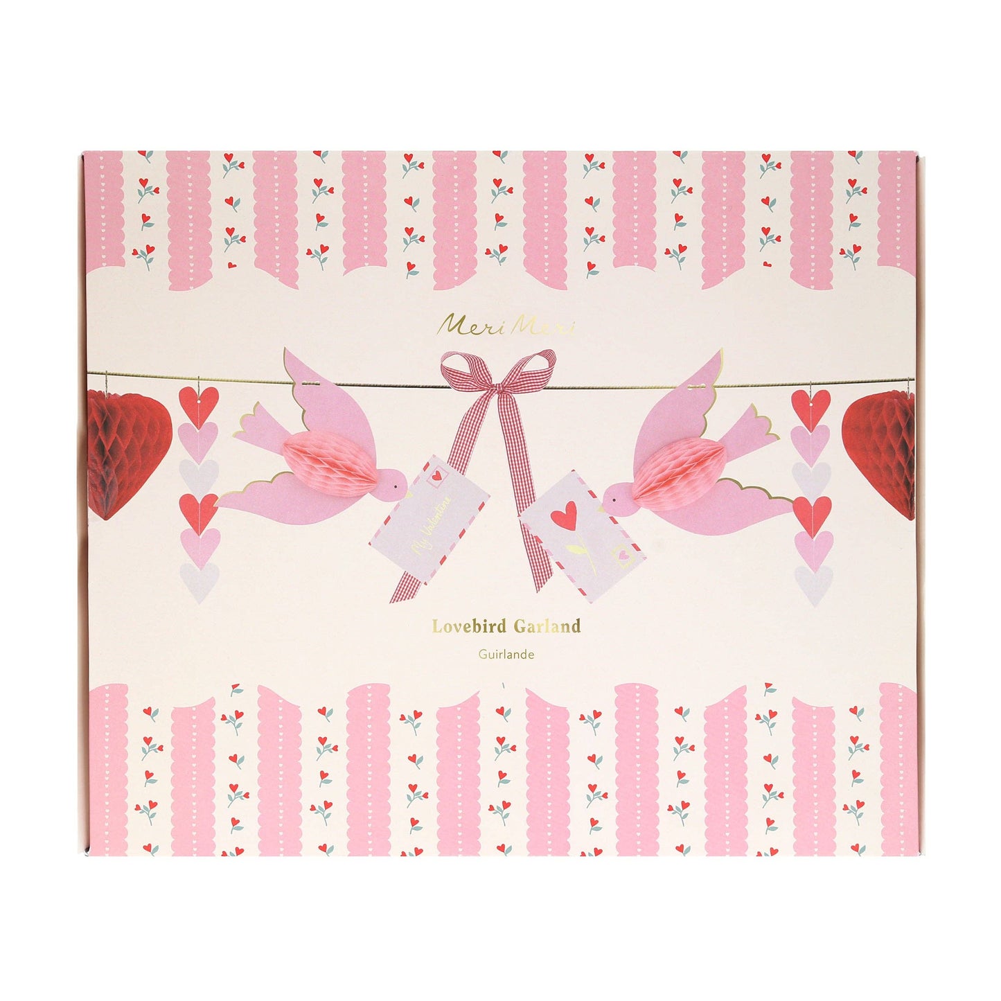 Meri Meri Valentines Lovebird Garland