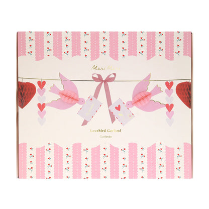 Meri Meri Valentines Lovebird Garland